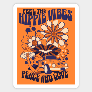 Hippie Vibes Sticker